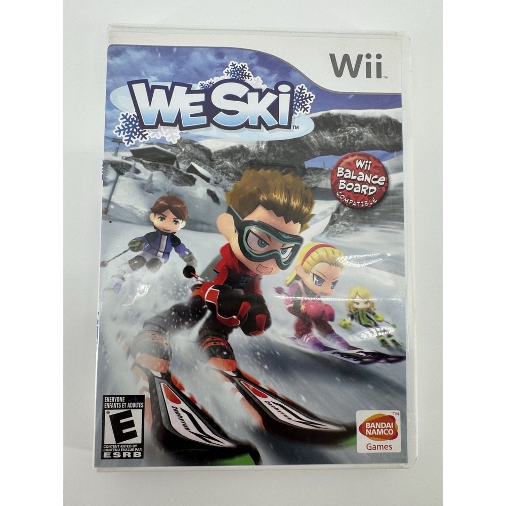 We Ski Nintendo Wii Bandai Namco Games With Manual CIB